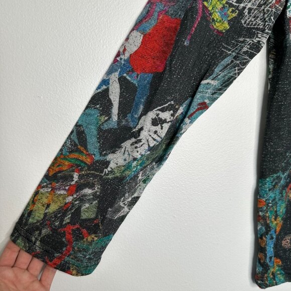 Parsley & Sage Jacket Black Art to wear Knit Small - Picture 7 of 10